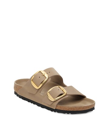 Birkenstock Arizona Tabacco Oiled Leather Big Buckle Sandals - Standard Fit (D)