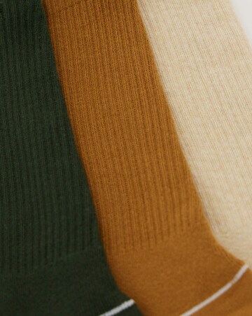 Timberland Bowden 3 Pack Full Cushion Crew Sock - Wheat