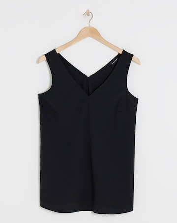 V Neck Woven Vest