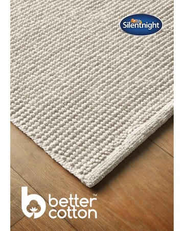 Silentnight Textured Knot Cotton Bath Mat