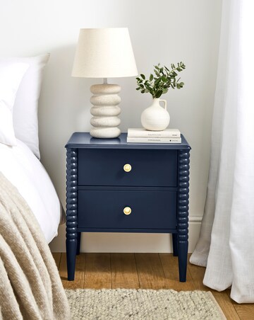 Becky 2 Drawer Bedside