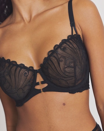 Pretty Secrets Swirl Embroidery Underwired Full Cup Bra