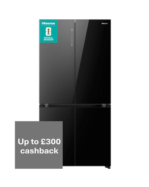 Hisense KitchenFit RQ768N4GBE Multi-Door Fridge Freezer - Black