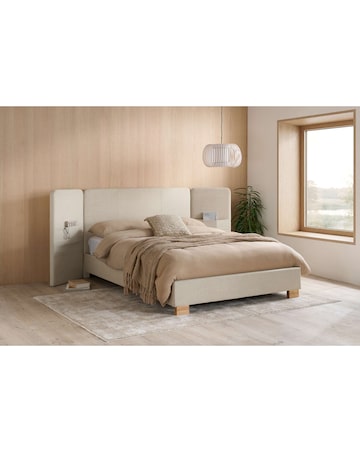 Isla Bed with Storage Headboard