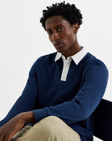 Long Sleeve Rugby Polo-Long Length