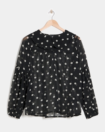 Collar Detail Georgette Blouse