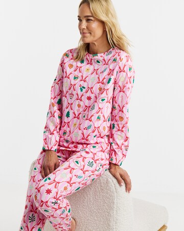 Pretty Secrets Christmas Print Pyjama Set