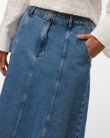 Vero Moda Alaina High Rise 7/8 Denim Skirt