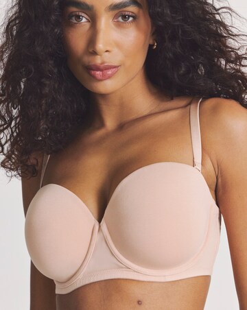 Pretty Secrets (3 Pack) Cotton Multiway Bras (B-F) Black/White/Blush