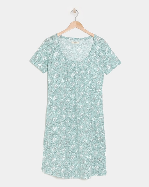 Value Short Sleeve Nightie Floral Print