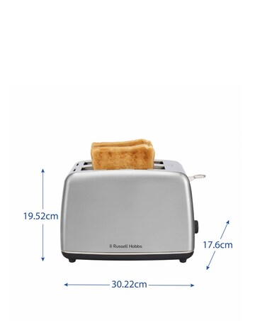 Russell Hobbs Brushed 2 Slice Toaster