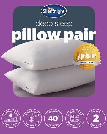 Silentnight Deep Sleep Pack of 2 Pillows