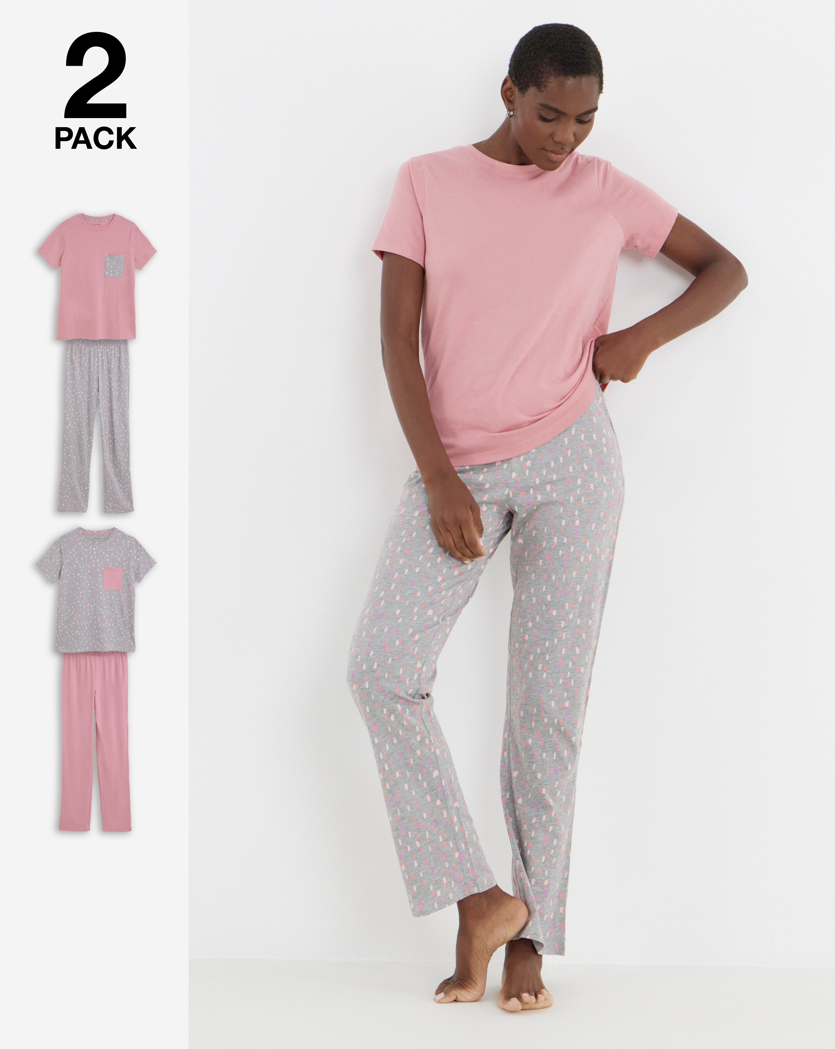 JD Williams Cool Stretch Lace Long Sleeve Pyjama Set | Ambrose Wilson