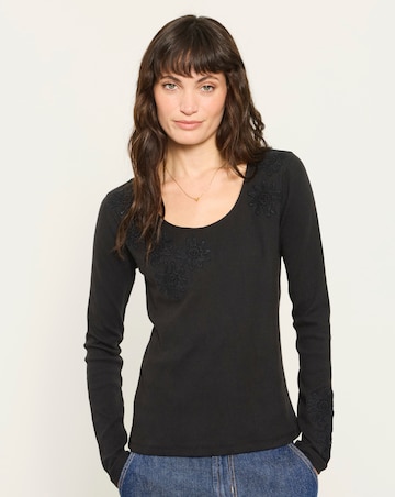 Fatface Edie Applique Top