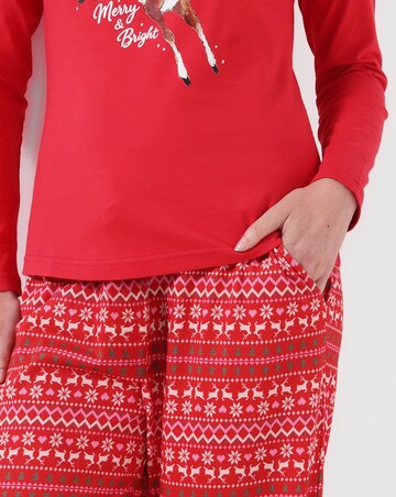 Joe Browns Leaping Reindeer PJ Set