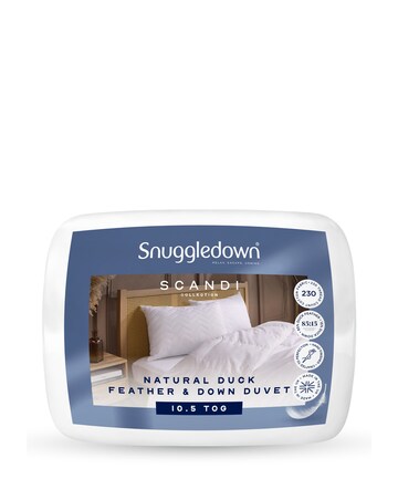 Snuggledown Scandi Natural Duck Feather & Down 10.5 Tog Duvet