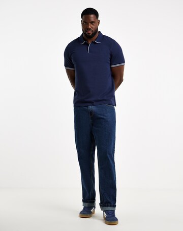 Tipped Pique Polo Long