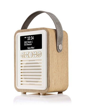 VQ Retro Mini DAB Radio - Oak