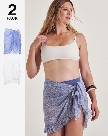 2 Pack Value Beach Sarongs