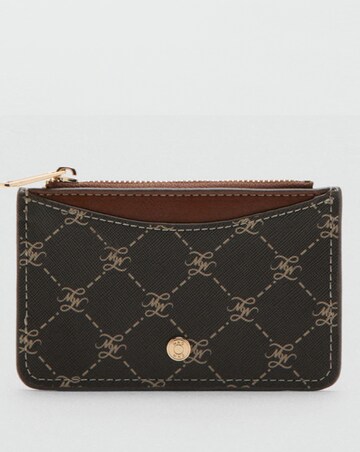 Mango Logo Zip Card Holder