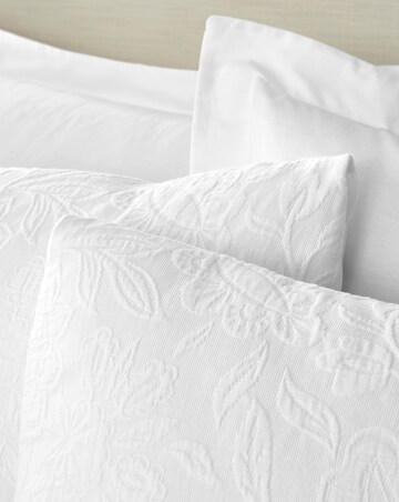 Bianca Fleur Matelasse Duvet Cover Set