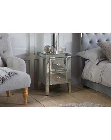 Valencia 2 Drawer Bedside Table