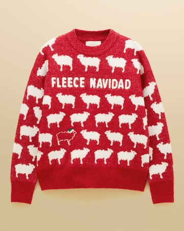 Joules Fleece Navidad Knit Jumper