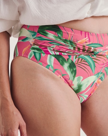 MAGISCULPT Medium Control Twist Front High Waist Bikini Bottoms