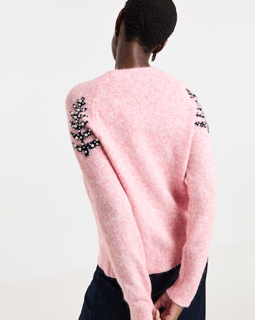 Christmas Tree Embellished Jumper