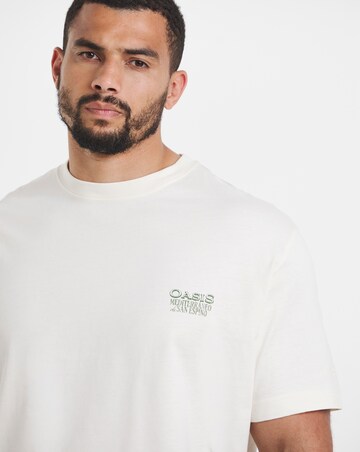 Jack & Jones Sketch Back Graphic T-Shirt - Off White