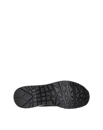 Skechers White Uno Shimmer Away Trainers - Wide Fit (E)