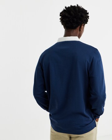Long Sleeve Rugby Polo-Long Length