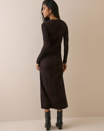 NOBODY'S CHILD LS LAURELLA MIDI DRESS