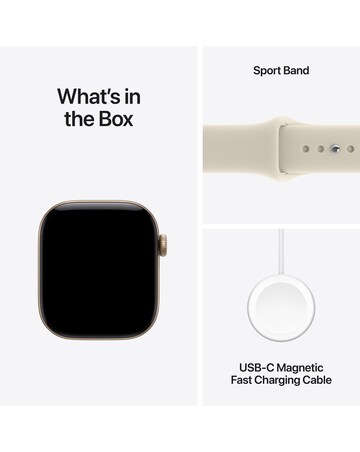 Apple Watch Series 12 GPS + Cellular 42mm - Gold Aluminium/Sand Sport - S/M