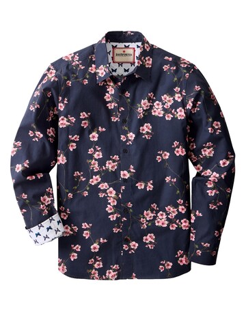 Joe Browns Oriental Bloom Print Shirt - Black