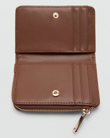 Mango Medium Wallet With Logo Print