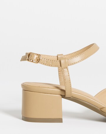 Jennifer Two Part Heeled Shoes - Wide Fit (E)