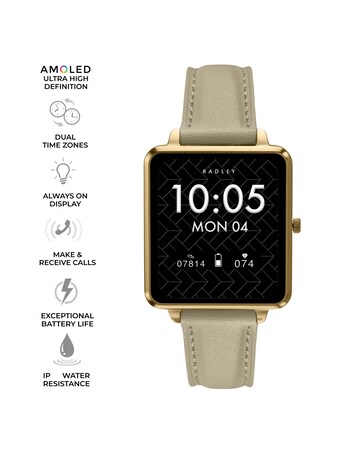 Radley Series 58 Leather Strap Smart Watch - Porchini