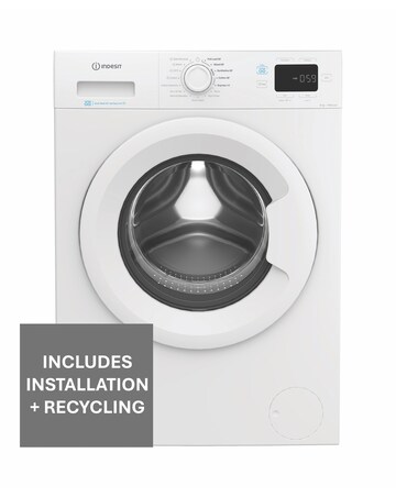 Indesit IP 846 Push & Go Washing Machine - White + Install