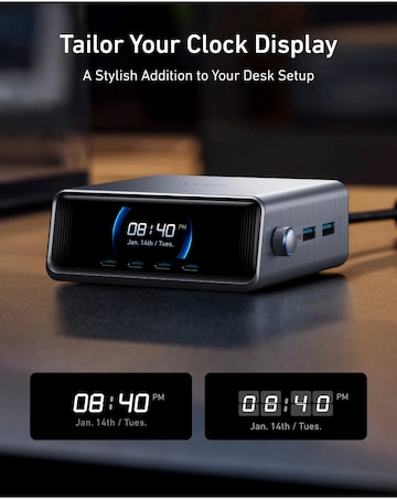 Anker Prime 250W 6-Port GaN Desktop Charger - Black