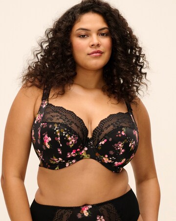 Elomi Lucie Plunge Wired Stretch Bra Floral