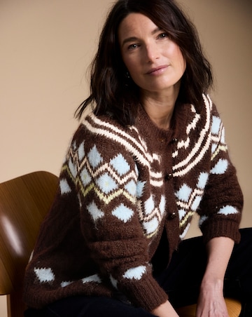 Julipa Argyle Cardigan