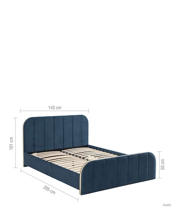 Rowan Curved Bed