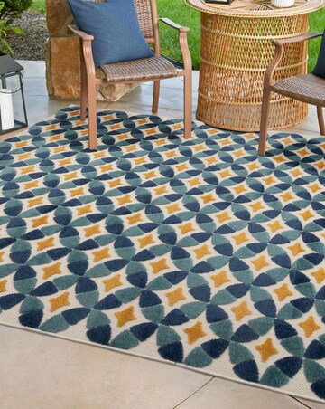 Zouk Tiles Indoor/Outdoor Rug