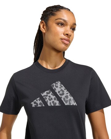 adidas Animal Print Logo T-Shirt