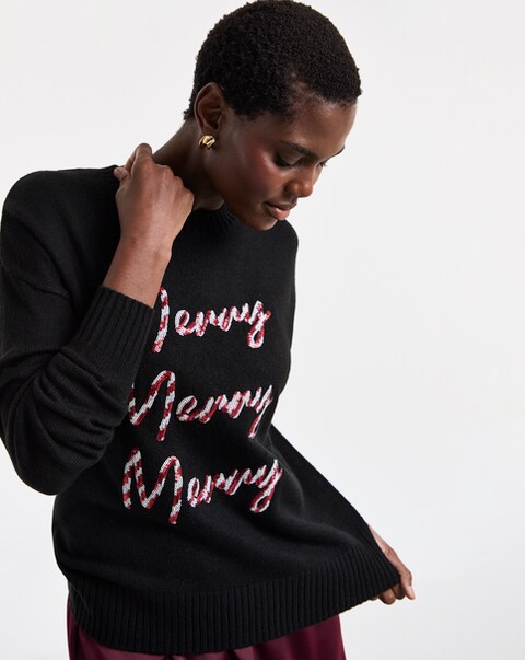New In - Merry Sequin Jumper