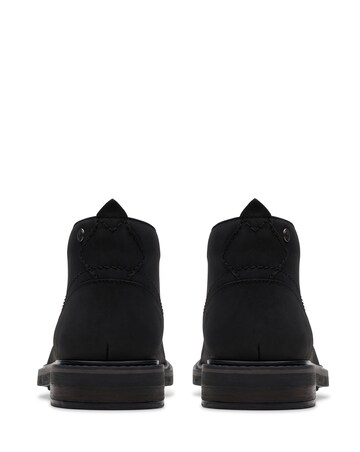 Clarks Newford Mid Leather Boot - Black