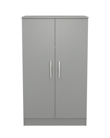 Eider Ready Assembled 2 Door Midi Wardrobe - Kids