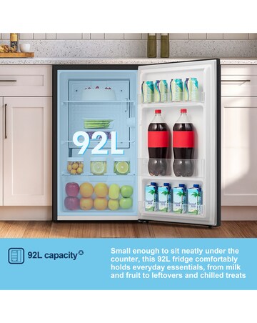 Fridgemaster MUL4892EB Under Counter Fridge - Black E Rated