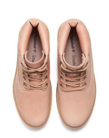 Timberland Pink Stone Street Lace Up Boots - Standard Fit (D)